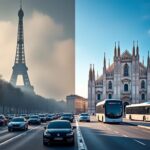 Pollution de l’air : Paris vs Milan, quelles mesures sont les plus efficaces ?