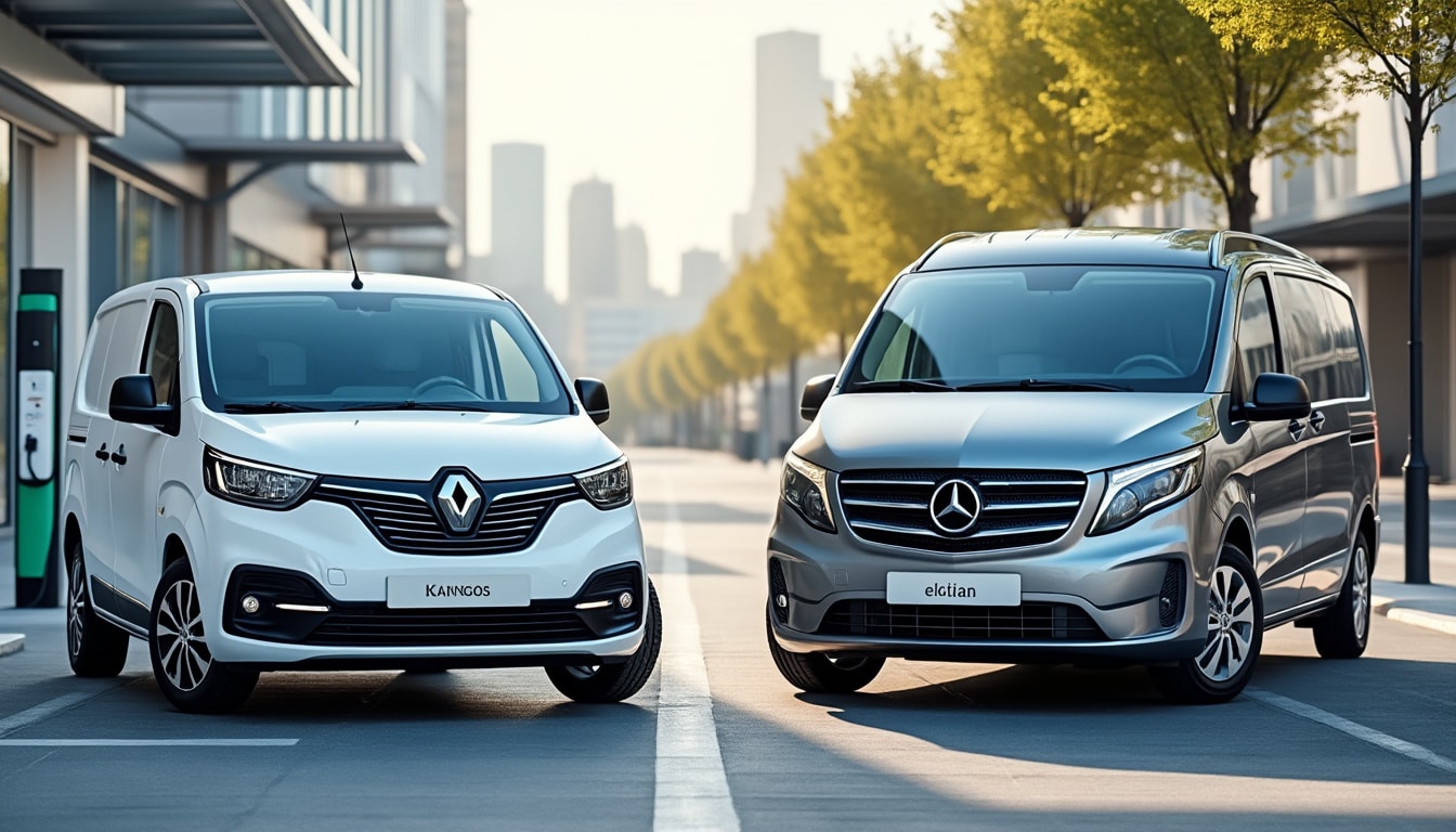 découvrez le comparatif entre le renault kangoo e-tech et le mercedes ecitan, deux utilitaires électriques performants, pour choisir le meilleur véhicule adapté à vos besoins professionnels.