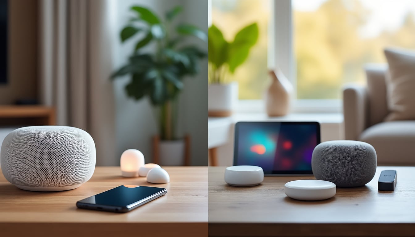 apple homekit ou google home : comparez leur simplicité d’installation, de configuration et d’utilisation pour choisir la solution domotique qui vous convient.